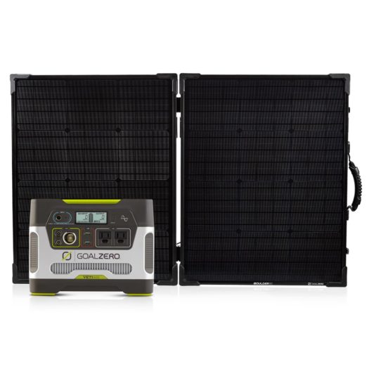 estacion de poder YETI 400 + boulder 100 BRIEFCASE SOLAR KIT 1