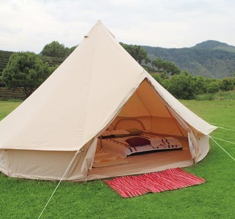 carpa glamping bell tent