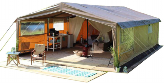 carpa glamping safari tent