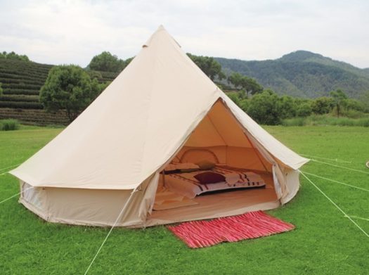 carpa glamping bell tent